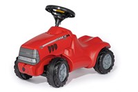 Rolly Toys ride-on tractor Case IH red with horn and storage compartment