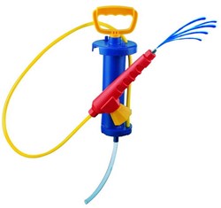 Rolly Toys water pump toy with spray nozzle for tanker - yellow