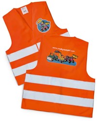 Rolly Toys safety vest orange for kids 2+ reflective