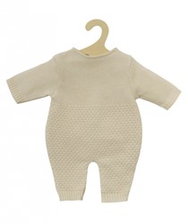 Poppen Brei Overall Ecru, 35-45 cm