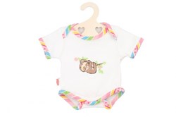 Heless doll romper sloth - doll clothes 35-45cm multicolor