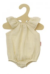 Poppenbody  Geel met Ruches, 28-35 cm