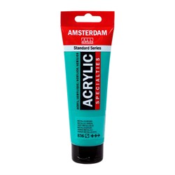 Royal Talens acrylic paint metallic green 120ml - Amsterdam Specialties