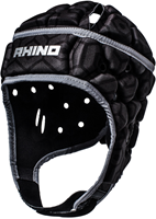 Rhino head guard Pro junior rugby black size L protection