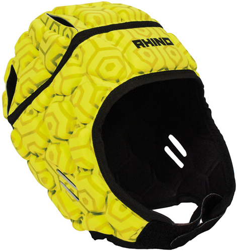Rhino Head Guard Pro rugby yellow adults size L