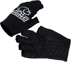 Rhino sport gloves half junior black M/L - extra grip