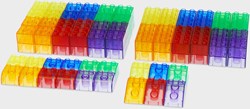 TickiT building blocks - Transparent toy blocks - 90 pieces