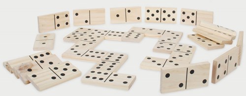 TickiT wooden domino XXL educational toy 28 pieces