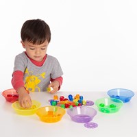tickit Translucent Colour Sorting Bowls - Pk6-2