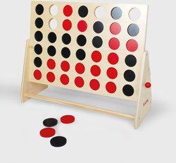 TickiT wooden four in a row game - large educational toy for kids