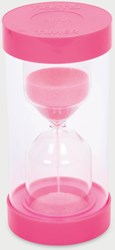 TickiT sand timer toy ColourBright 2 minutes pink educational