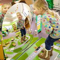 TickiT acrylic toy mirror convex panel 780mm educational-3