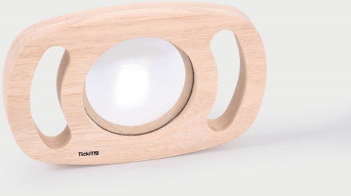 TickiT wooden toy funhouse mirror convex concave double-sided