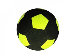 Angel Sports street football rubber size 5 yellow soccer ball