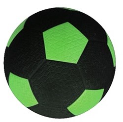 Angel Sports street football rubber size 5 green - kids outdoor soccer ball