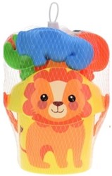 Beach toy set 6-piece colorful sand toys plastic