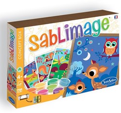 Sentosphère creative toy Sablimage Forest Animals craft set sand
