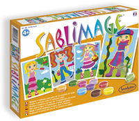 Sentosphère creative sand painting Sablimage Little Girls set