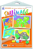 Sentosphère craft set Sablimage refill Dinosaurs 18x25 cm sand sheets