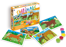 Sentosphère creative toy Sablimage Horses sand art kit set