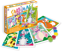 Sentosphère creative toy Sablimage Pet Friends sand art set