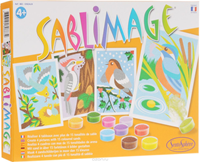 Sentosphère craft set birds sand paintings creative toy