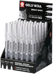 Sakura Sakura Gelly Roll Gel Pen Wit Display 36 stuks