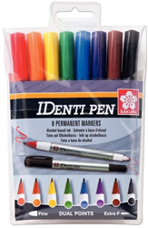 Sakura permanent markers set 8 colours double tip creative