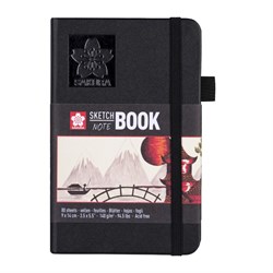 Sakura sketchbook pocket size 9x14 cm hardcover 80 sheets white paper