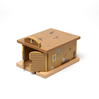 BigJigs wooden train Saloon Tunnel Wild West accessory toy