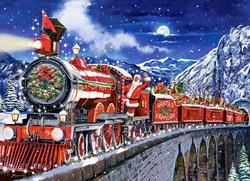 Castorland Christmas puzzle jigsaw 200 pieces Santa's Coming to Town