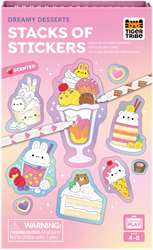 Tiger Tribe scented sticker set - Dreamy Desserts kids stickers set
