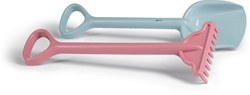 Androni Giocattoli shovel and rake toy set recycled pastel