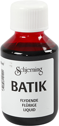 Schjerning textile dye batik red 100ml - creative paint for cotton