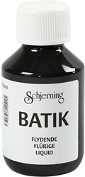 Schjerning textile dye batik black 100 ml - creative fabric paint for cotton