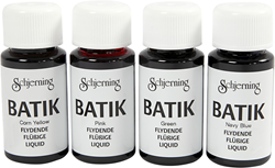 Schjerning Batik Dye Set - Textile Paint 4x50 ml for Cotton and Tie-Dye