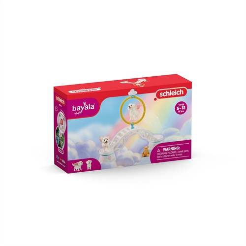 Schleich Bayala - Winged Baby Lion Training - Fantasy Play Figure Set-2