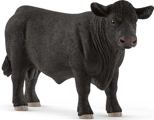 Schleich Farm - Angus Bull Play Figure - Black - 13879