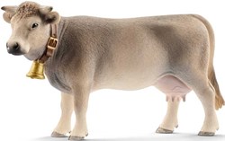 Schleich Farm - Braunvieh Cow - Play Figure - Children's Toy 13874