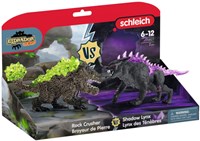 Schleich Eldrador Creatures fantasy play figure Shadow Lynx vs Rock Crush