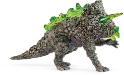 Schleich play figure Eldrador Creatures Stone Triceratops dinosaur