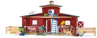 Schleich farm toy Farm World red barn with animals and accessories-2
