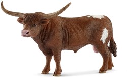 Schleich Wild Life Texas Longhorn bull