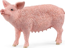 Schleich Farm World Pig - Play Figure for Kids - 13933