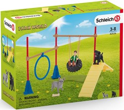 Schleich Farm - Dog Play Fun Agility Set 42536
