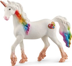 Schleich Bayala Rainbow Unicorn Mare - Fantasy Play Figure 70726