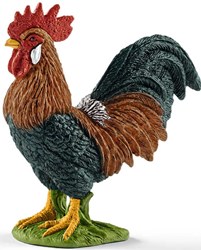 Schleich farm rooster children's toy figure - realistic animal toy