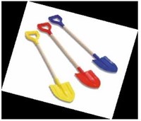Adriatic toy shovel with wooden handle - 73 cm sand shovel