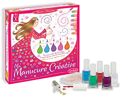Sentosphère creative nail polish set for kids - colorful DIY nails