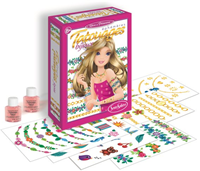 Sentosphère stick-on tattoo set - temporary tattoos for kids and adults